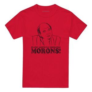 The Princess Bride Unisex Adult Morons T-Shirt / Red